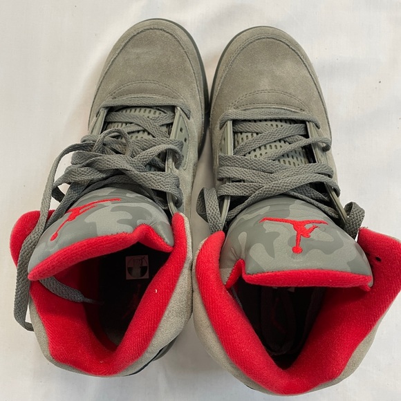 Jordan 5 Retro Camo P51 Youth - Picture 6 of 7